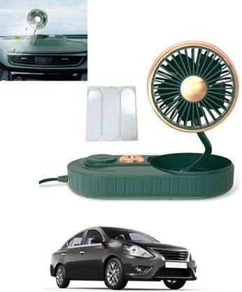 RKPSP USB Powered/3 Speeds Mist Single Head/Low Noise/360° Rotation Humidifier Fan-172 Car Interior Fan