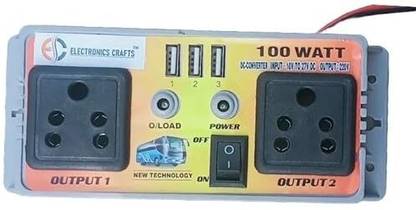 SP Electron 12/24 100 Watt conveter with 3 USB Ports for use Bus, Truck, etc Car Inverter