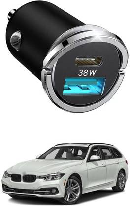 GONAMA Car Cigarette Charger Lighter LED Voltmeter 2.4A USB Type-C port charging SG35 Car Laptop Charger
