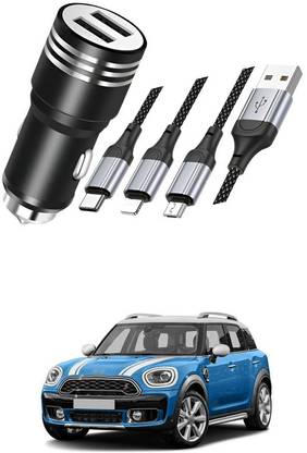 GONAMA Car Cigarette Charger 22watt With 3 in 1 Power Socket Outlet Charge Dual sg151 Car Laptop Charger