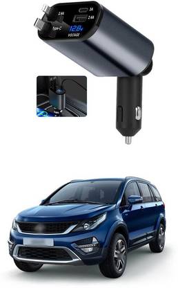 GONAMA Retractable Car Charger 4 in 1 Fast Car Phone Charger 120W With USB Type C sg28 Car Laptop Charger