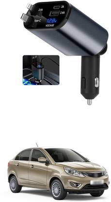 GONAMA Retractable Car Charger 4 in 1 Fast Car Phone Charger 120W With USB Type C sg231 Car Laptop Charger