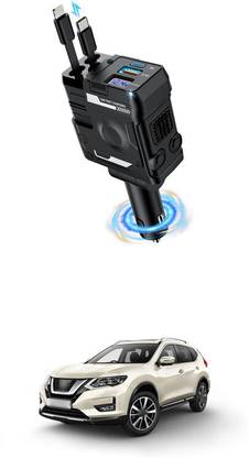 GONAMA Retractable Car Charger 4 in 1 Fast Car Phone Charger 68W With USB Type C sg188 Car Laptop Charger