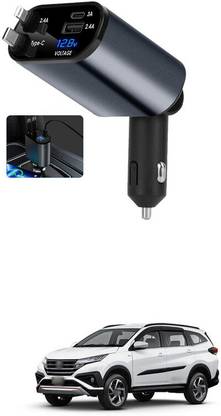GONAMA Retractable Car Charger 4 in 1 Fast Car Phone Charger 120W With USB Type C sg246 Car Laptop Charger