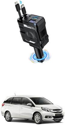 GONAMA Retractable Car Charger 4 in 1 Fast Car Phone Charger 68W With USB Type C sg72 Car Laptop Charger