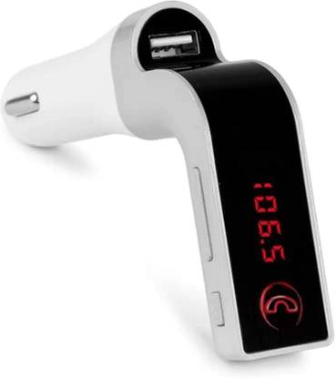 PRITITHING v5.0 Car Bluetooth Device with FM Transmitter, Car Charger