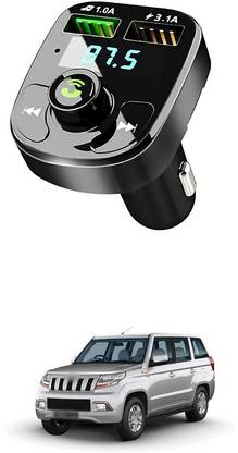 GONAMA FM Transmitter Car Bluetooth Adapter, Wireless Radio Music Adapter Car Kit s123 Car Laptop Charger