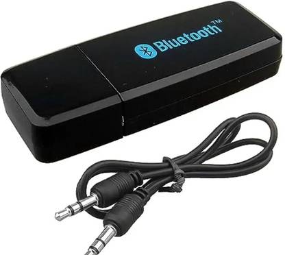 GADGETSMORE v2.1+EDR Car Bluetooth Device with Adapter Dongle, 3.5mm Connector, Audio Receiver