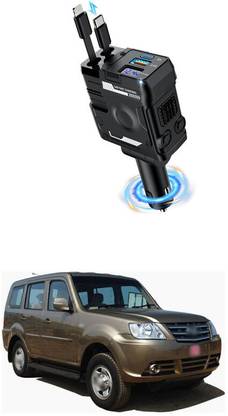 GONAMA Retractable Car Charger 4 in 1 Fast Car Phone Charger 68W With USB Type C sg225 Car Laptop Charger