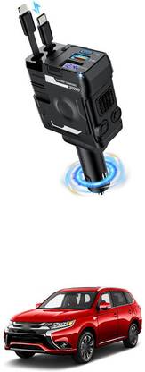 GONAMA Retractable Car Charger 4 in 1 Fast Car Phone Charger 68W With USB Type C sg156 Car Laptop Charger
