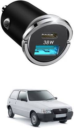 GONAMA Car Cigarette Charger Lighter LED Voltmeter 2.4A USB Type-C port charging SG58 Car Laptop Charger