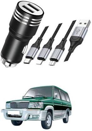 GONAMA Car Cigarette Charger 22watt With 3 in 1 Power Socket Outlet Charge Dual sg245 Car Laptop Charger