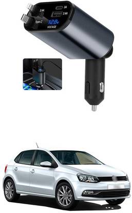 GONAMA Retractable Car Charger 4 in 1 Fast Car Phone Charger 120W With USB Type C sg249 Car Laptop Charger