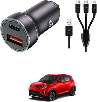 GONAMA Car Cigarette Charger 38watt With 3 in 1 Power Socket Outlet Charge Dual sg118 Car Laptop Charger