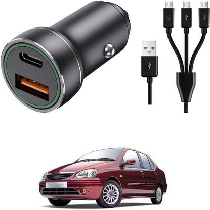 GONAMA Car Cigarette Charger 38watt With 3 in 1 Power Socket Outlet Charge Dual sg218 Car Laptop Charger