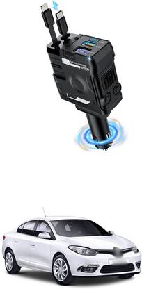 GONAMA Retractable Car Charger 4 in 1 Fast Car Phone Charger 68W With USB Type C sg26 Car Laptop Charger
