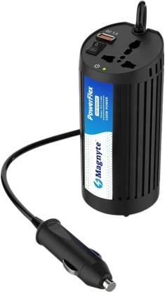 Magnyte PowerFlex Car Laptop Charger | 150W Power Inverter, Fast Charging, 3-Pin Socket Car Laptop Charger