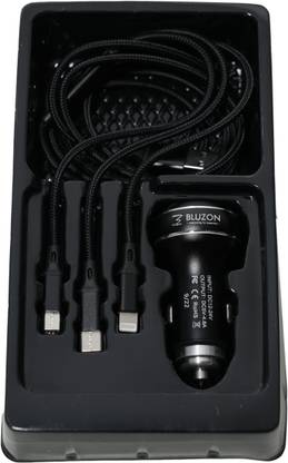 MALWAS MALWA,S Bluzon Car Charger, 3 in 1 Cable Tablets, Cellular Phones Car Laptop Charger