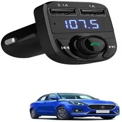 Mostech v5.0 Car Bluetooth Device with USB Cable, Car Charger, FM Transmitter, Audio Receiver, MP3 Player