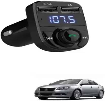 Mostech v5.0 Car Bluetooth Device with USB Cable, Car Charger, FM Transmitter, Audio Receiver, MP3 Player