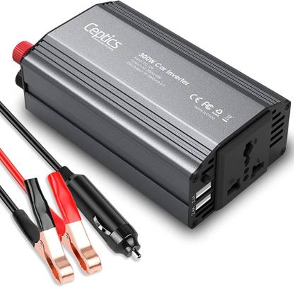 Ceptics 300W Car Charger Power Inverter with SmartVoltage™ - Universal AC Outlet Car Laptop Charger