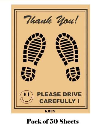 Krux Paper Disposable Paper Mat For  Universal For Car