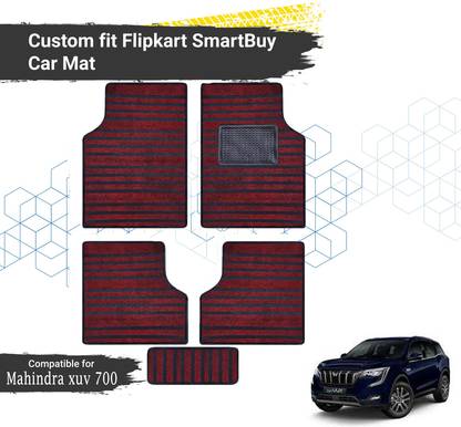 Flipkart SmartBuy Fabric Standard Mat For  Mahindra XUV 700 (5 Seater)