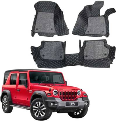 Footsace Leather 7D Mat For  Mahindra Thar Roxx