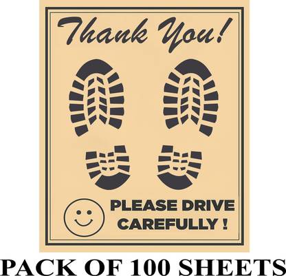 Rhtdm Paper Disposable Paper Mat For  Universal For Car