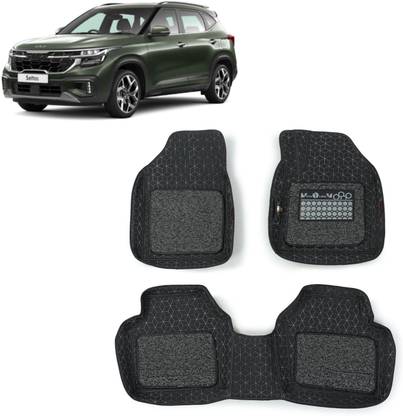 INSURE AUTOMOTIVE लेदरेट 7D मैट Kia Seltos, Seltos Facelift, Universal For Car  के लिए