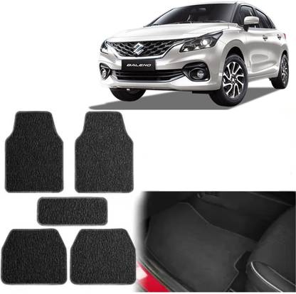 INSURE AUTOMOTIVE PVC, Rubber Standard Mat For  Maruti Suzuki Baleno