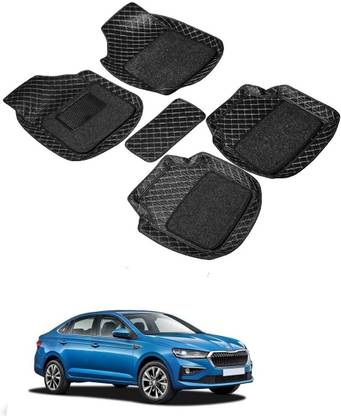 Autocom Leatherite 7D Mat For Skoda Slavia