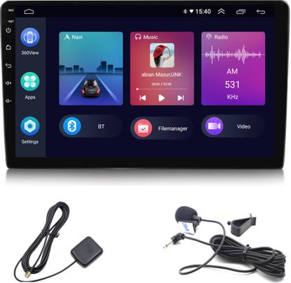 Drivn T5L 10" Inch Car Android - 2GB/32GB with Mic, GPS, Apple car play, Android Auto Car Stereo