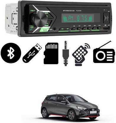 MATIES USB/BT/Aux/FM J3L 2093 Bluetooth Car Stereo With Remote Control-i20 N Line Car Stereo