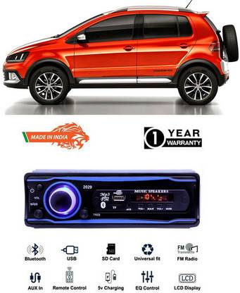 Dvis Blue 2029 USB/AUX/SD/BLUETOOTH/FM/MP3 BOOM MASTER STANDARD D-1691 Car Stereo
