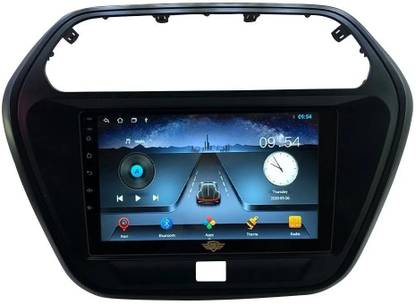 Modorwy 9 Inches Advanced Android System for Mahindra TUV 300 & Camera Frame with Socket Car Stereo