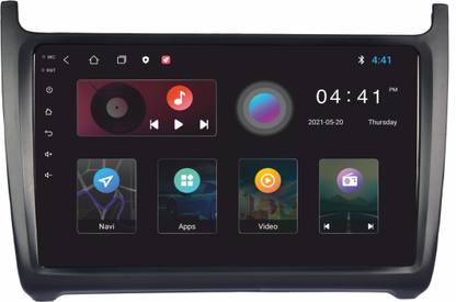 DBASE 9 Inches Advanced Android 10 System for Volkswagen Polo with 2GB/16GB RAM & ROM Car Stereo