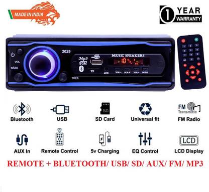 Atoray Universal BLUETOOTH/USB/SD/AUX/FM/MP3 - PROD2924 Car Stereo