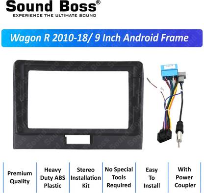 Sound Boss Wagon R 2010-18 9"Inch Frame for Android Car Stereo