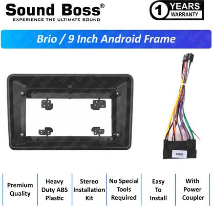 Sound Boss OLD BRIO 9"Inch Frame for Android Car Stereo
