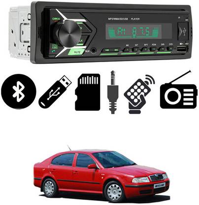 AYW Universal Single DIN(2093)Car Stereo Bluetooth/USB/BT/AUX/FM with Remote-160 Car Stereo