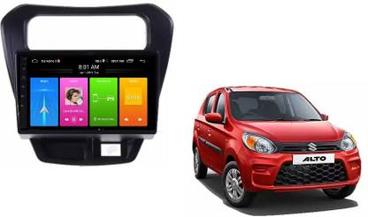 Aksmy 9 Touch Screen Double Din Stereo Player 9-Inches for alto 800 Car Stereo