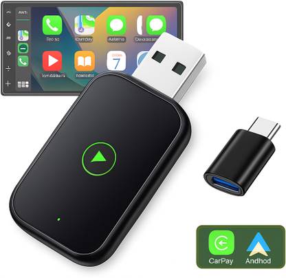 CAIDEN Wireless CarPlay & Android Auto Adapter USB/C Dongle Convert Wired to Wireless Car Stereo