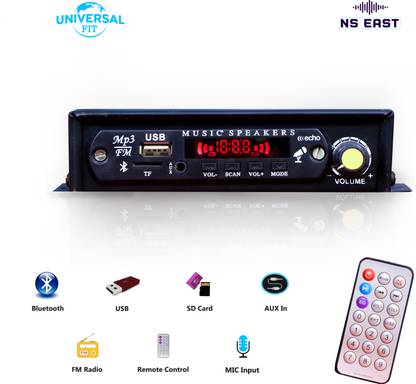 NS east Media player for AUTO/ TRACTOR/ TEMPO/CAR with Bluetooth/ AUX/ TF/ FM/ USB Car Stereo