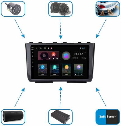 Aksmy 9 Inches Advanced Android 10 System for Hyundai Creta 2020 Car Stereo