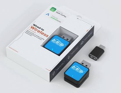 MMB WJCA MINI Wireless Andriod Auto and Carplay USB Adaptor Plug N Play Device Car Stereo
