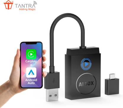 Tantra Wire CarPlay & Android Auto Converter | Smart Dongle with Wi-Fi Car Stereo