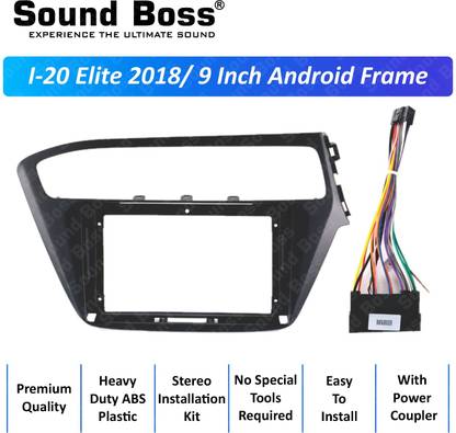 Sound Boss i20 Elite 2018 9"Inch Frame for Android Car Stereo
