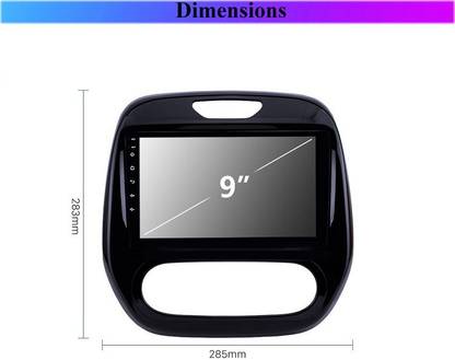 Aksmy Car Stereo Frame for Renault Capture Car Stereo