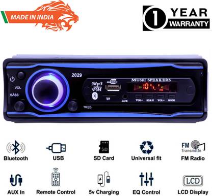 Voddmars Universal BLUETOOTH/USB/SD/AUX/FM/MP3 -V595 Car Stereo